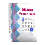 25,000 Vector Icons Bundle